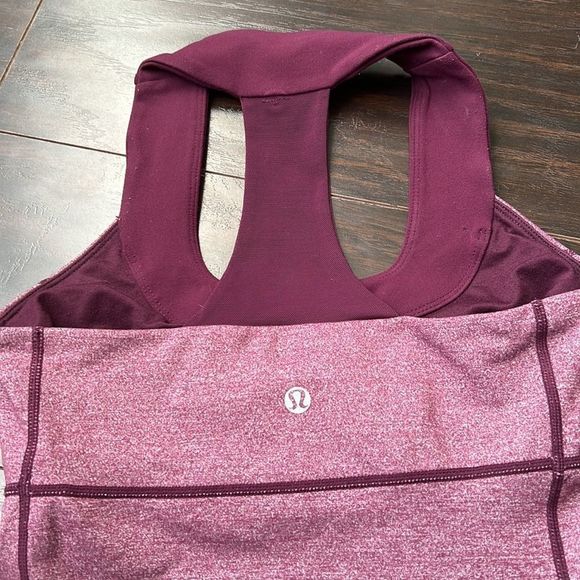 🍋lululemon🍋 | Red plum scoop neck tank top - Picture 6 of 7